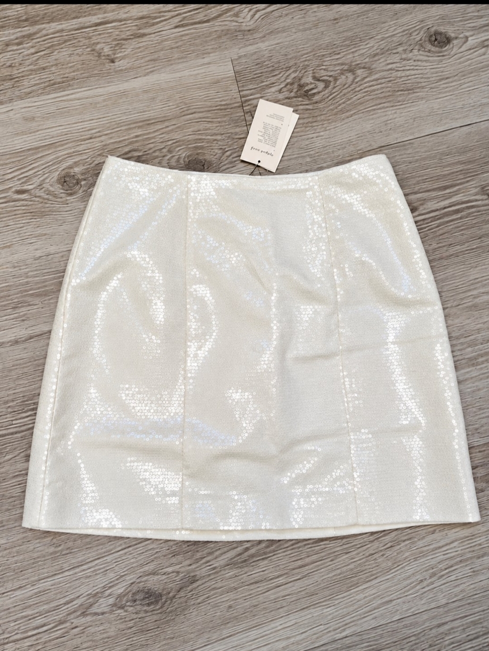 a new day White Sequin Mini Skirt